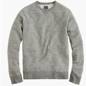 J. Crew Gray Fleece Sweatshirt, Small